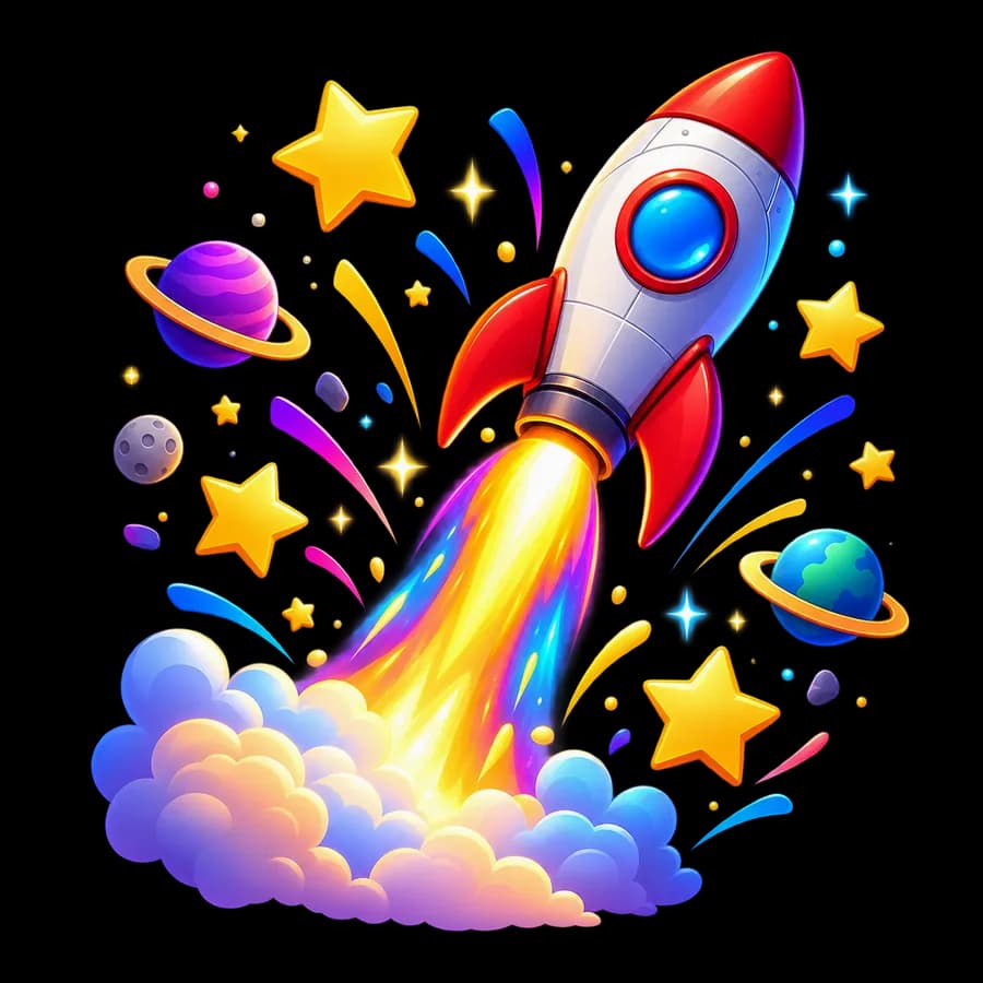 Artwork from the Space world in FacilQuest