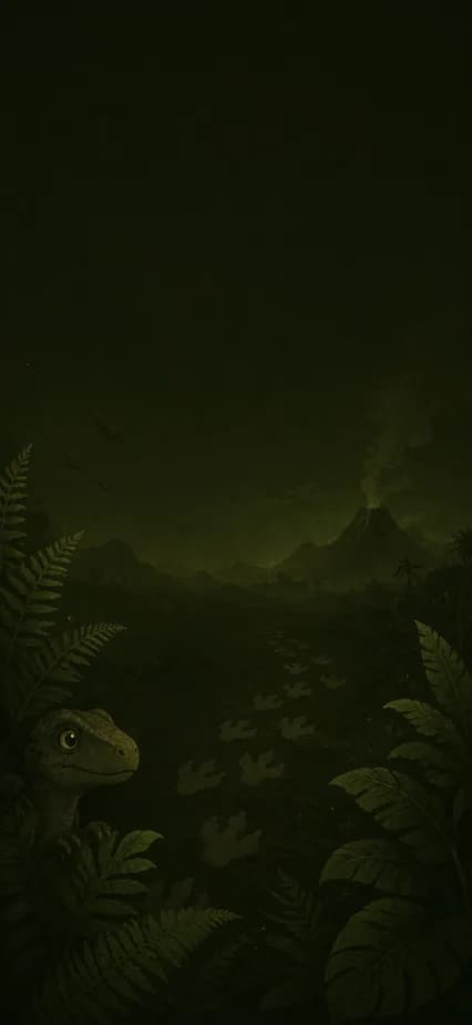 The Dino world, as it looks on a child's screen